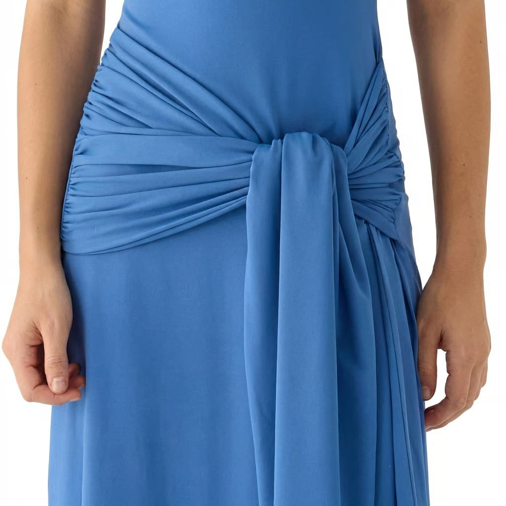 Kaeli Long Dress – Blue