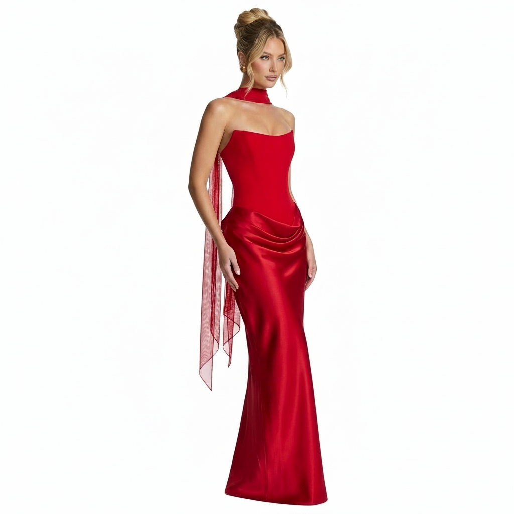 Rose Long Dress