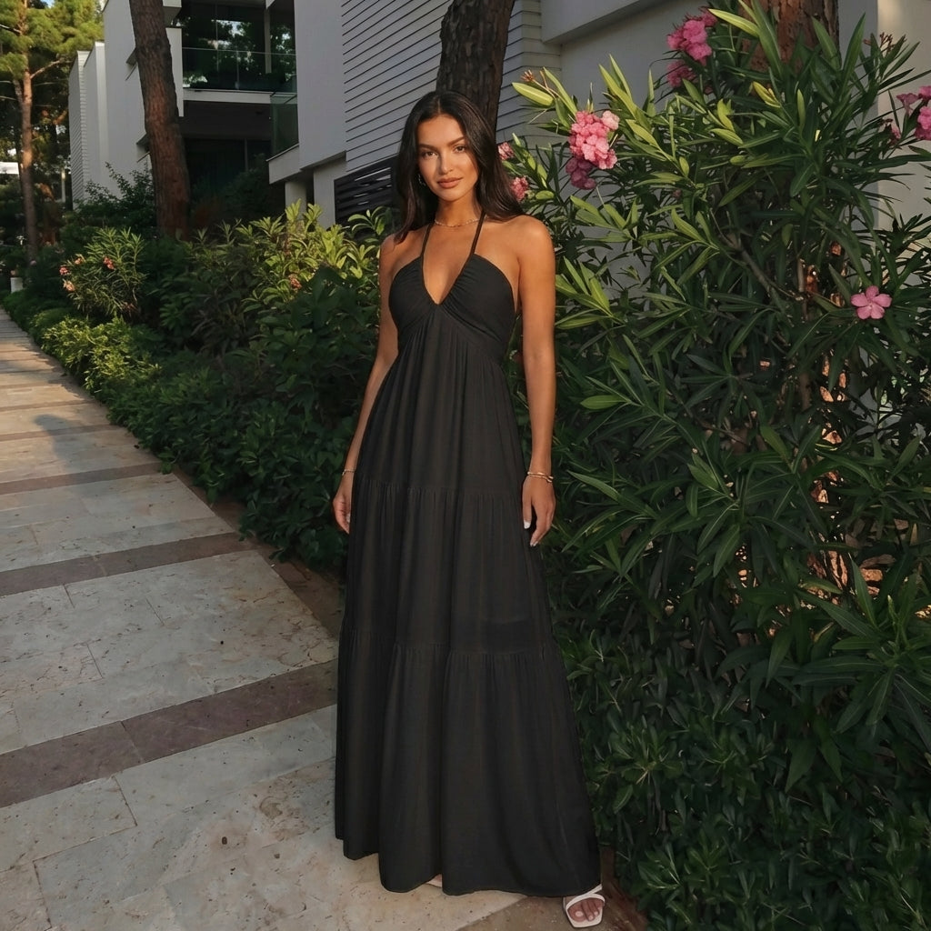 Belle Long Dress XL / Off White