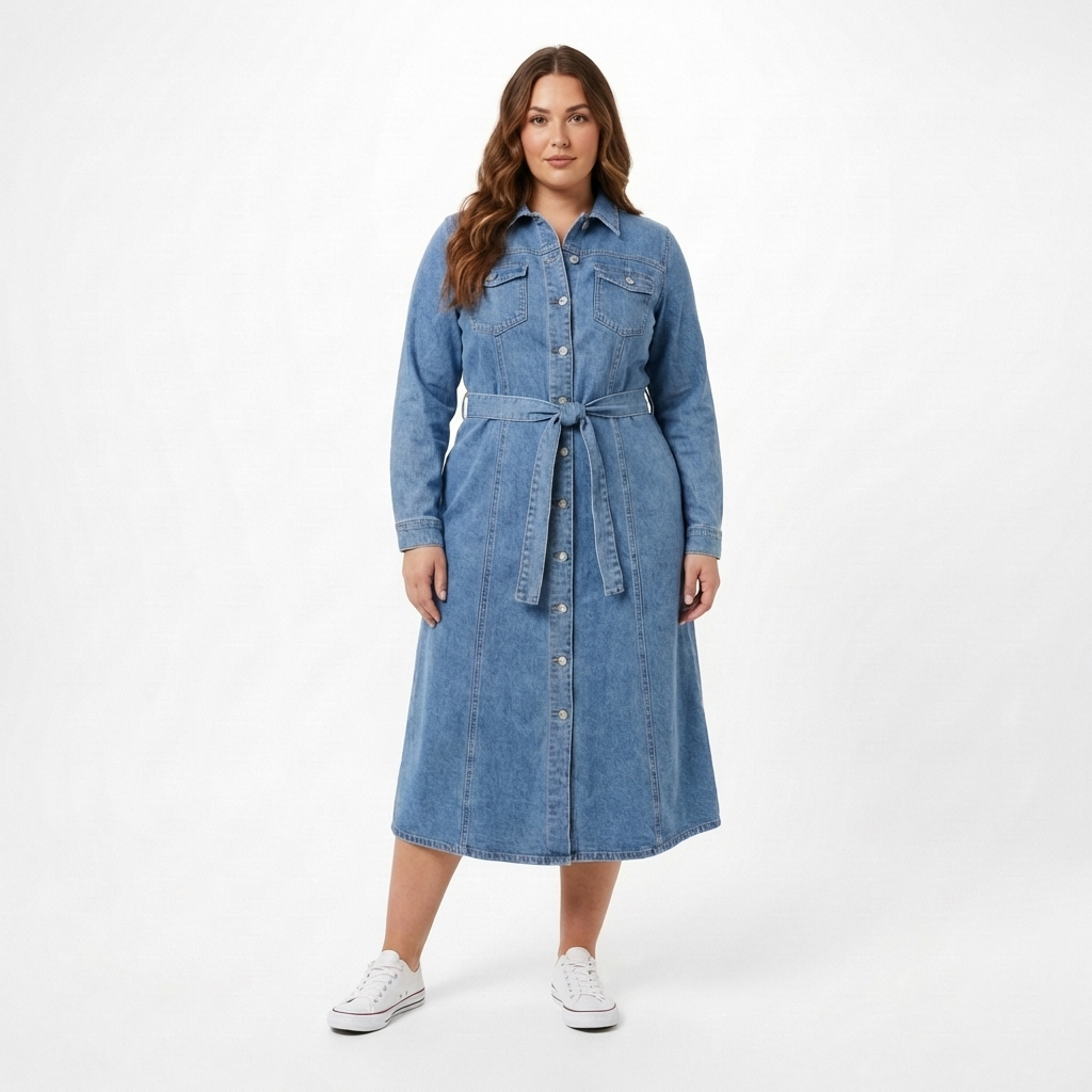Dulcie Jeans Midi Dress