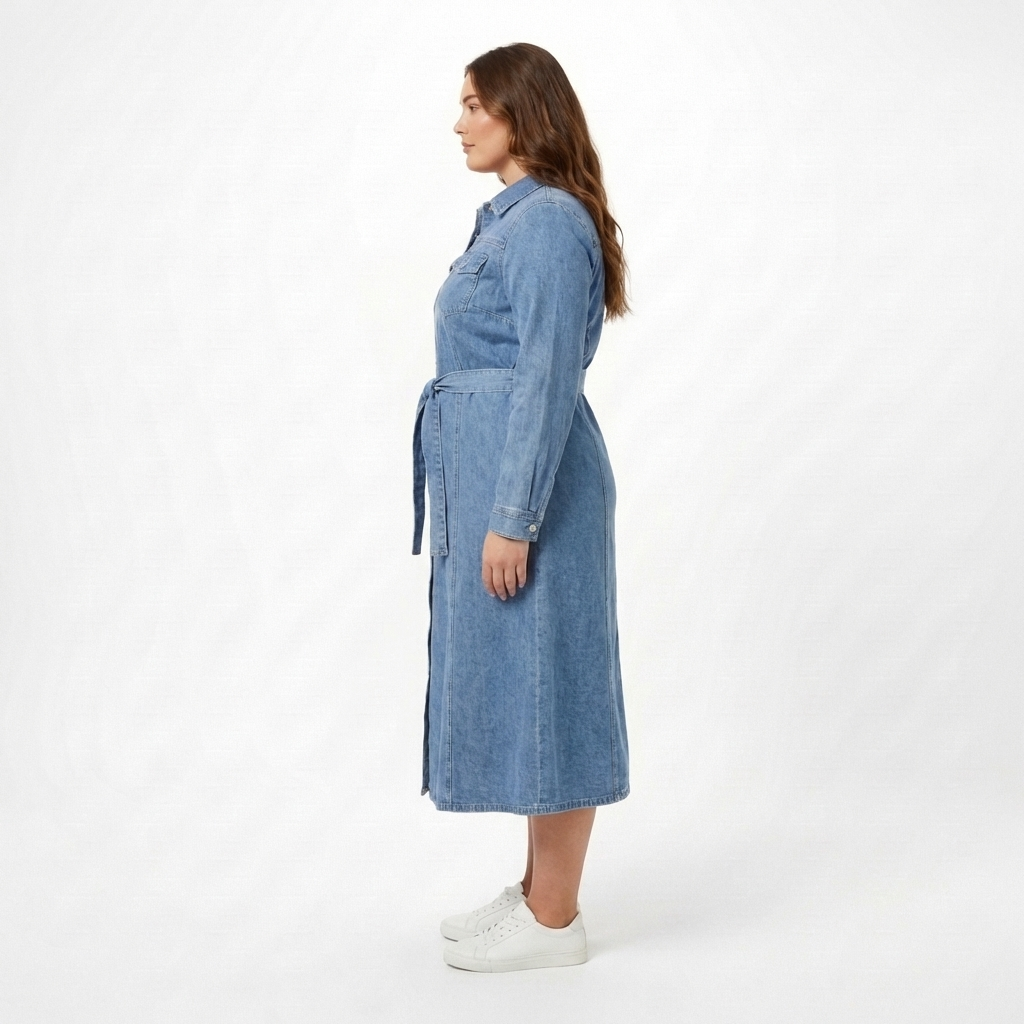 Dulcie Jeans Midi Dress