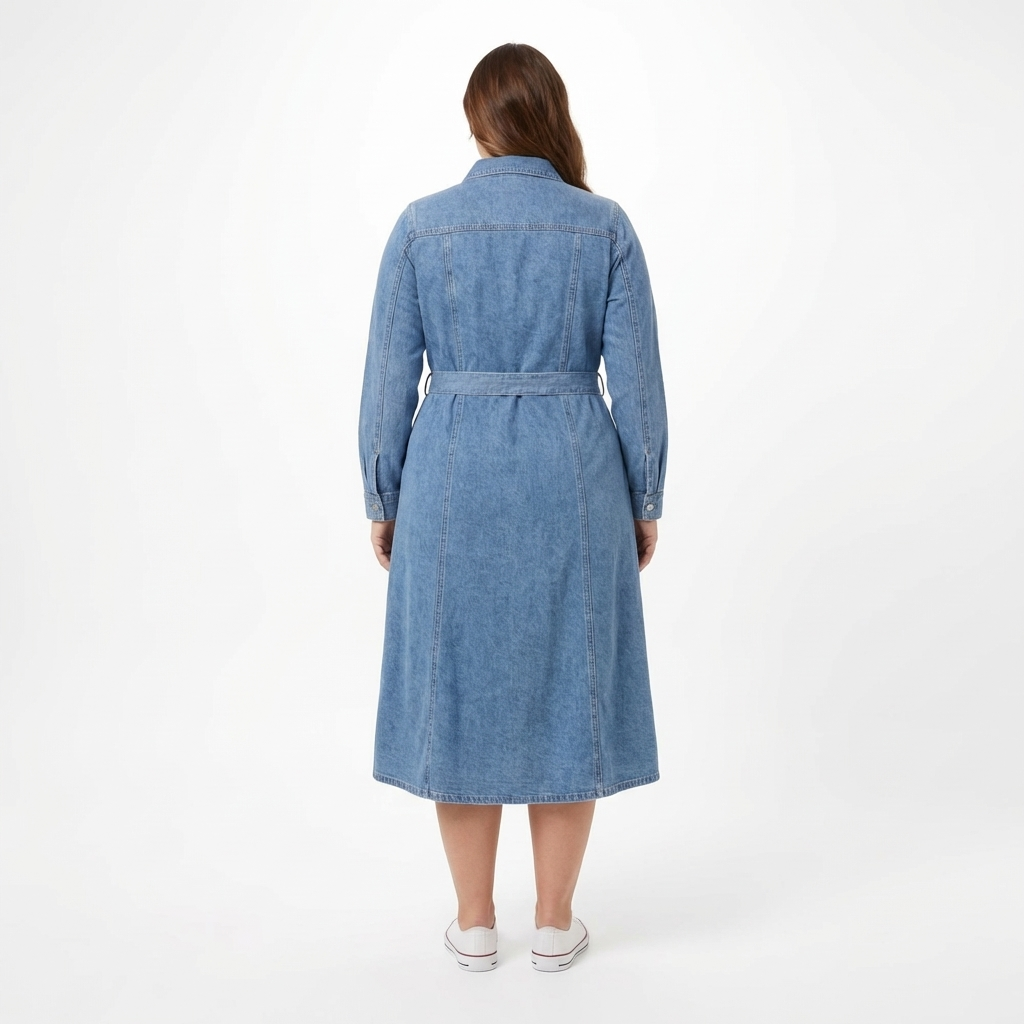 Dulcie Jeans Midi Dress