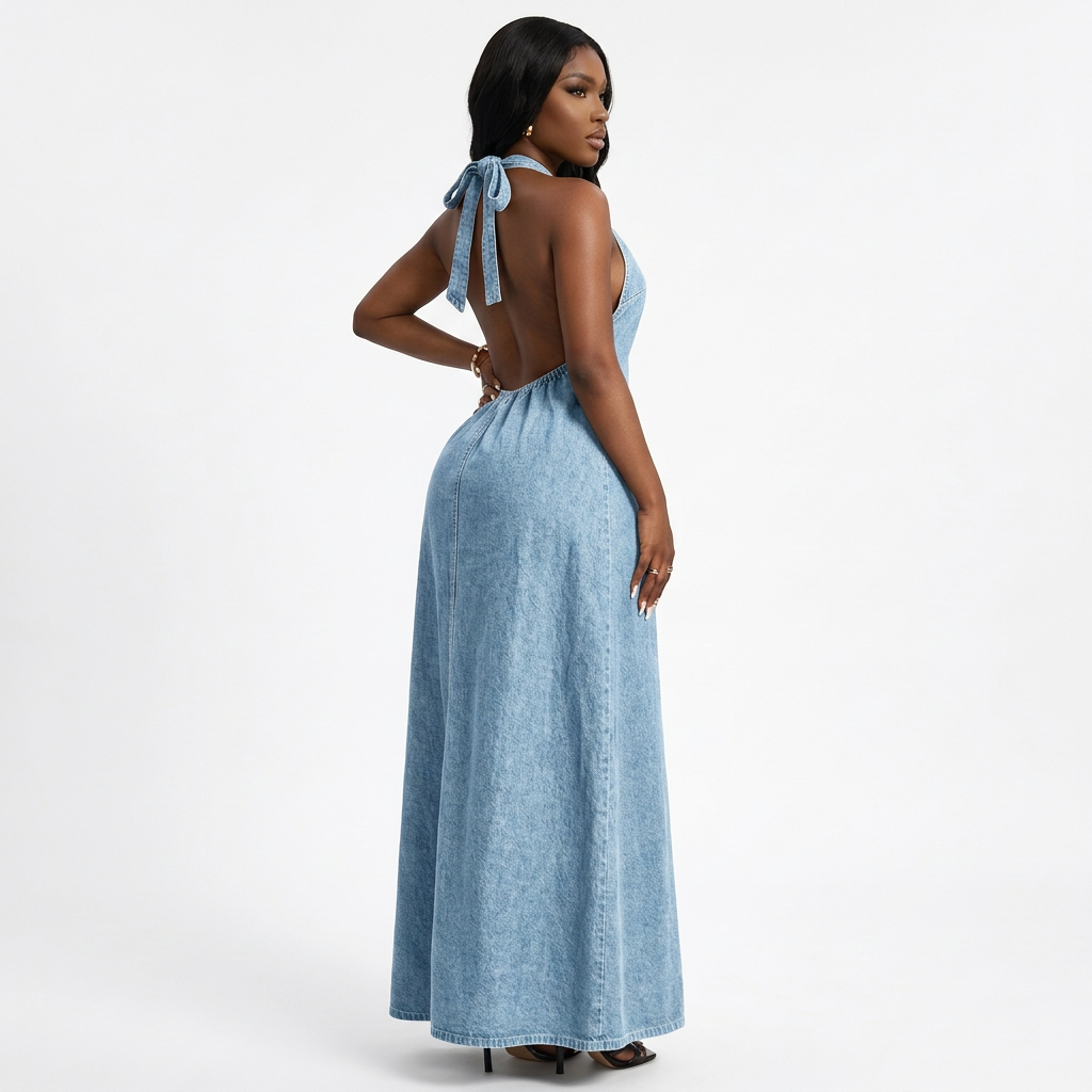 Darla Jeans Long Dress