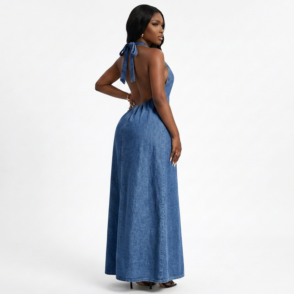 Darla Jeans Long Dress