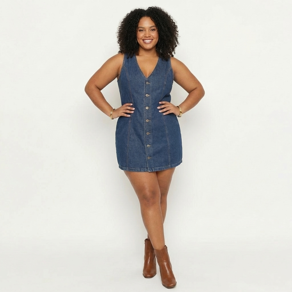 Maeve Jeans Mini Dress