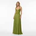 Talia Green Long Dress