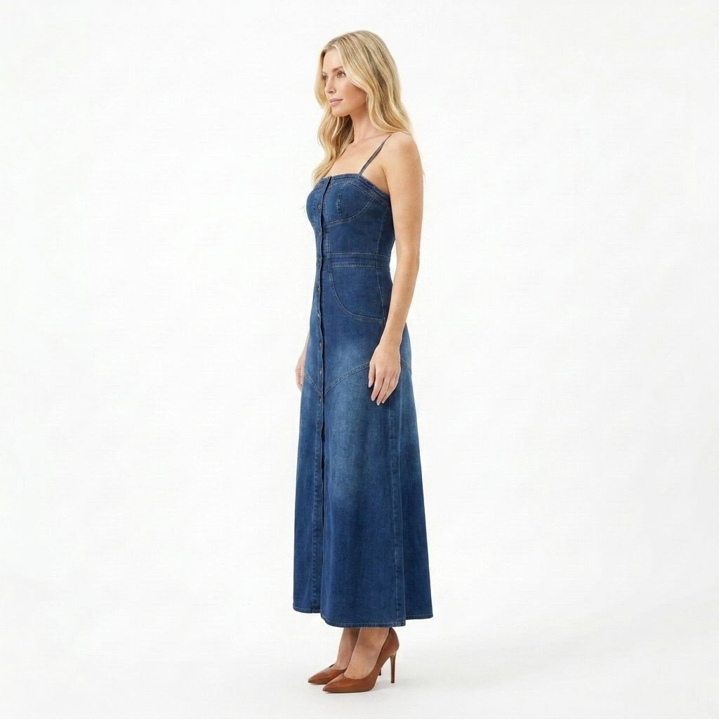 Francis Jeans Long Dress