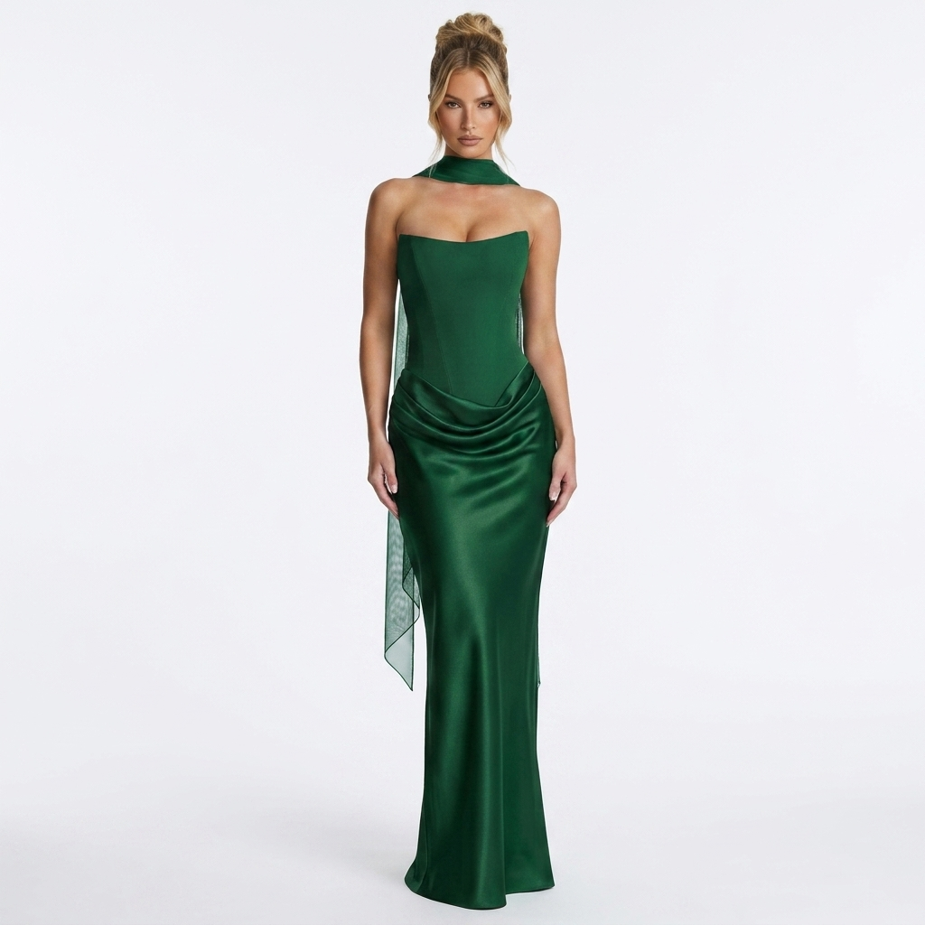Rose Long Dress