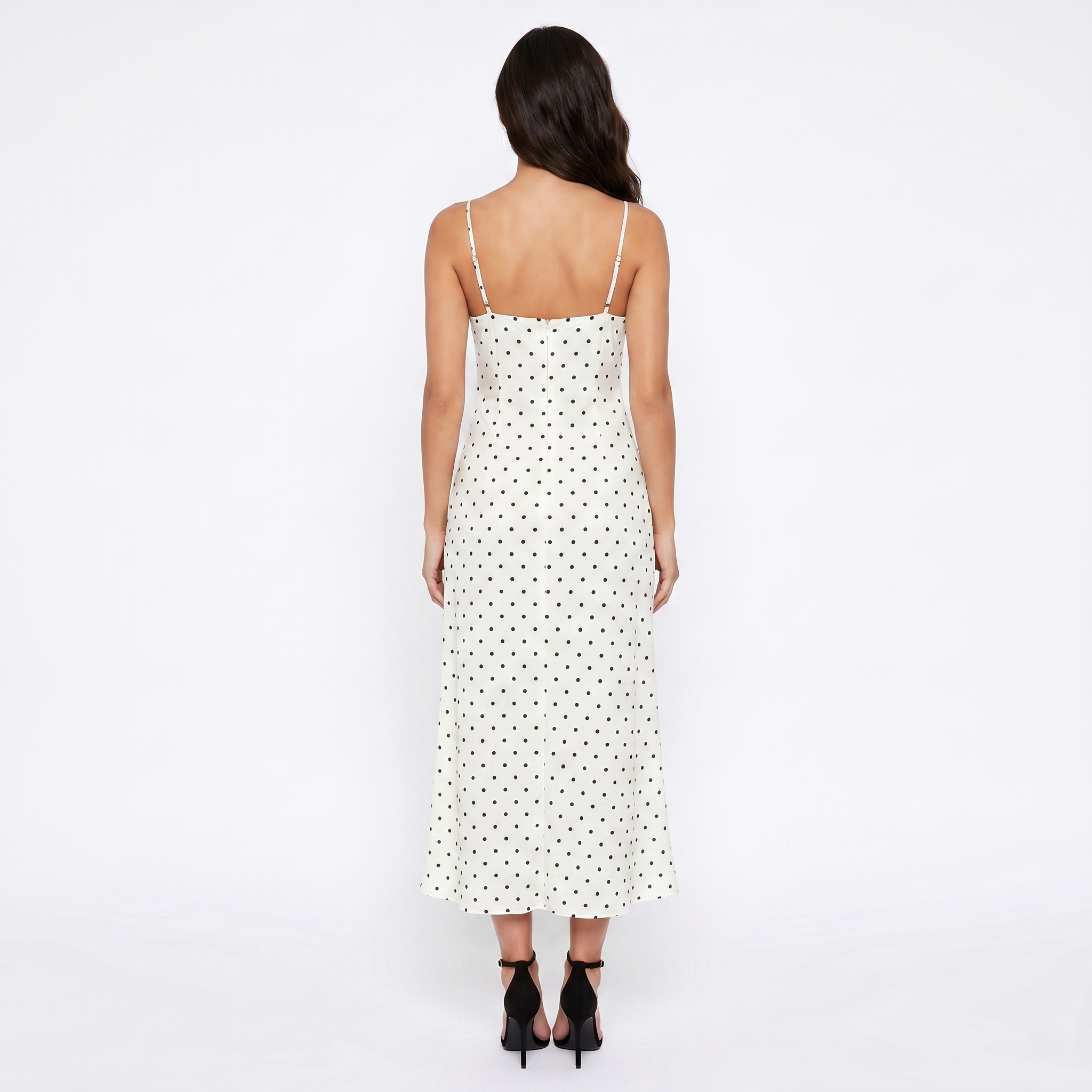Juliet Long Dress Polka Dot