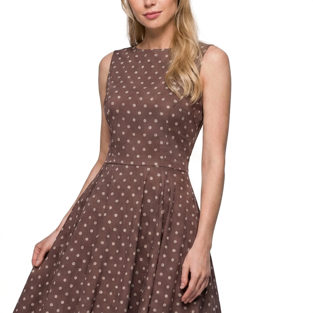Betty Midi Dress Polka Dot