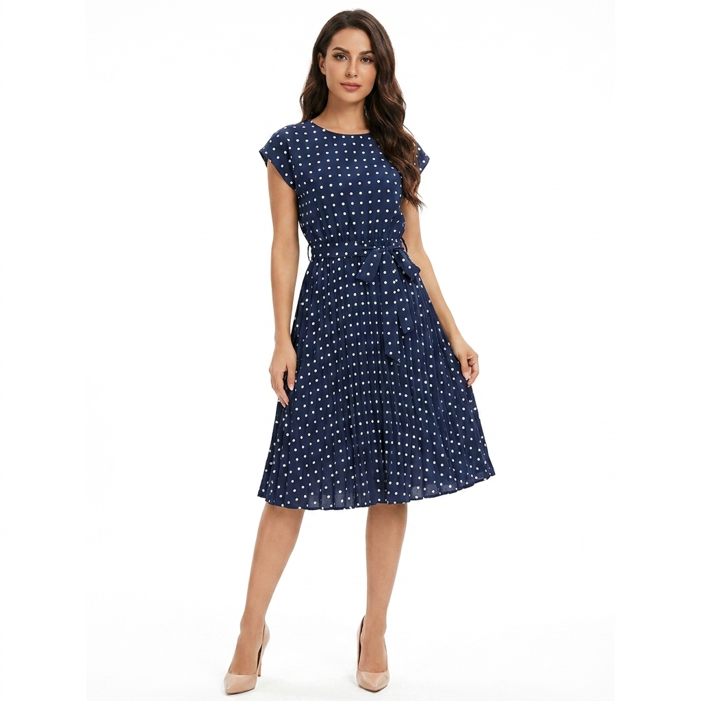 Isadora Midi Dress Polka Dot