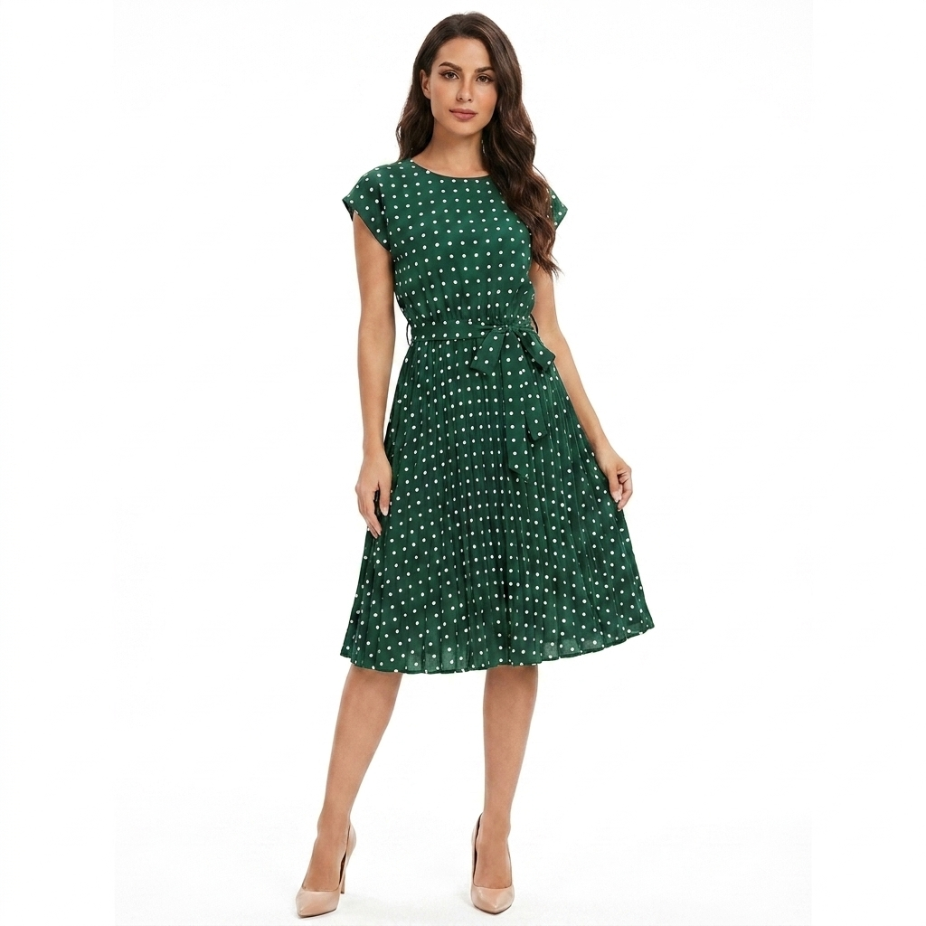 Isadora Midi Dress Polka Dot