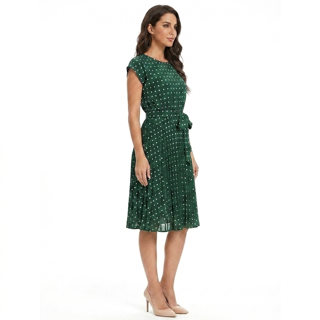Isadora Midi Dress Polka Dot
