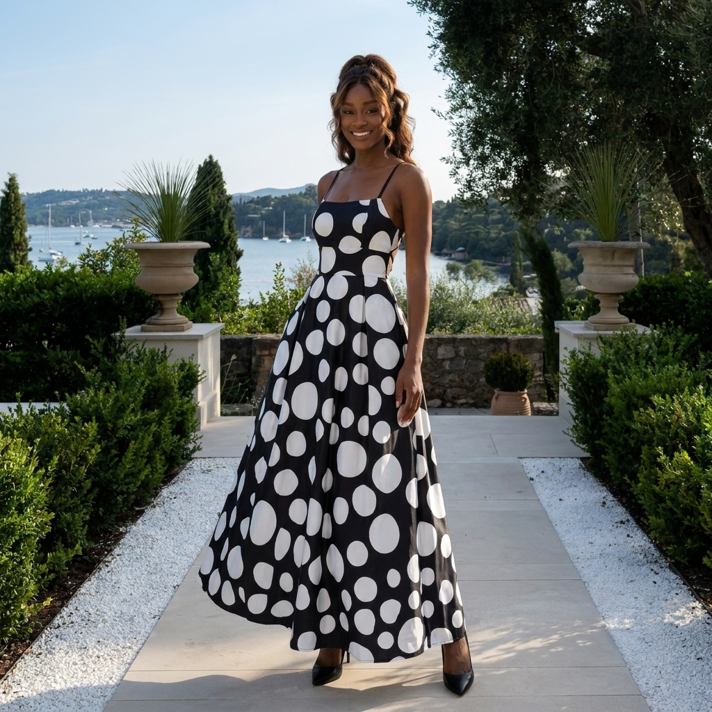 Nadine Midi Dress Polka Dot