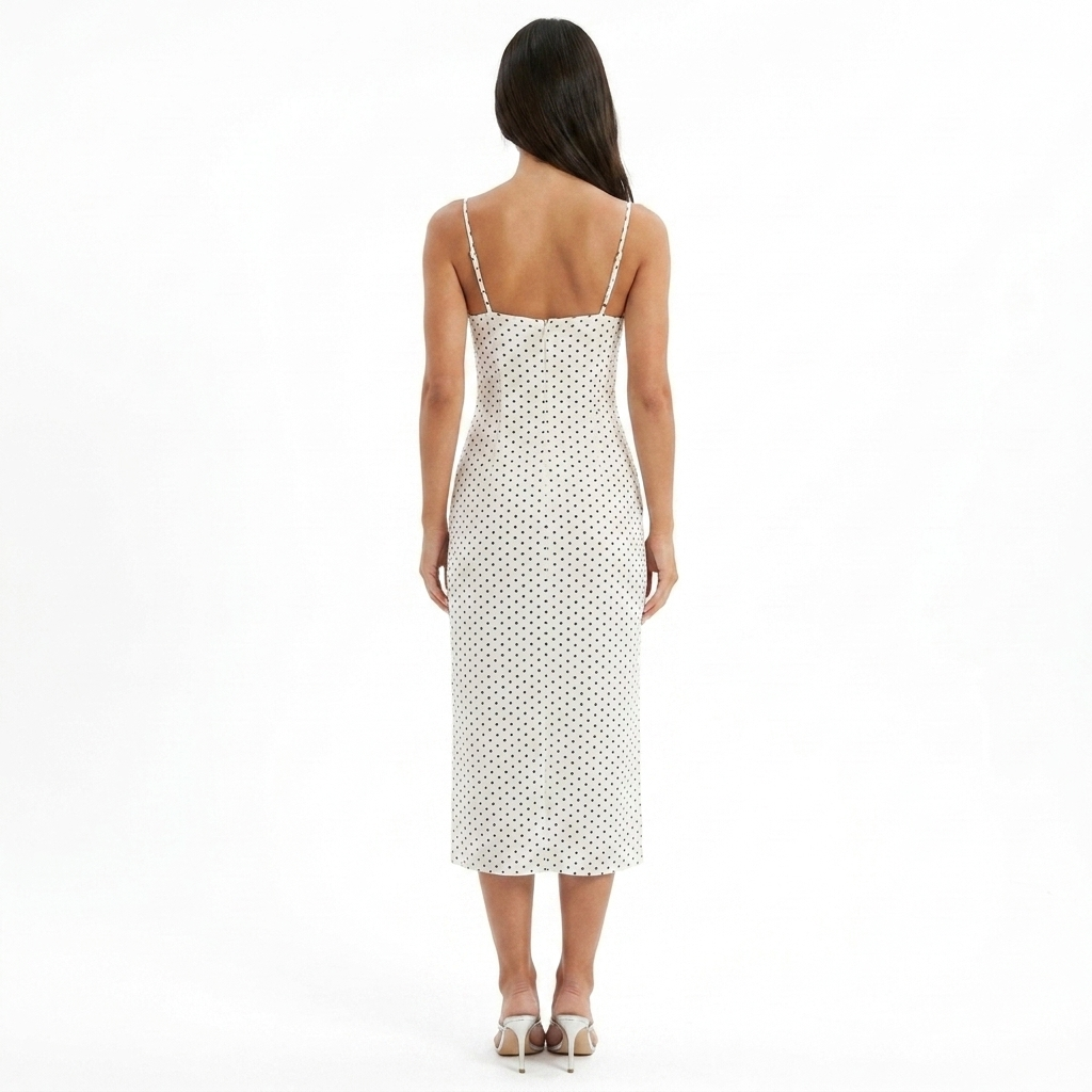 Adriana Midi Dress Polka Dot