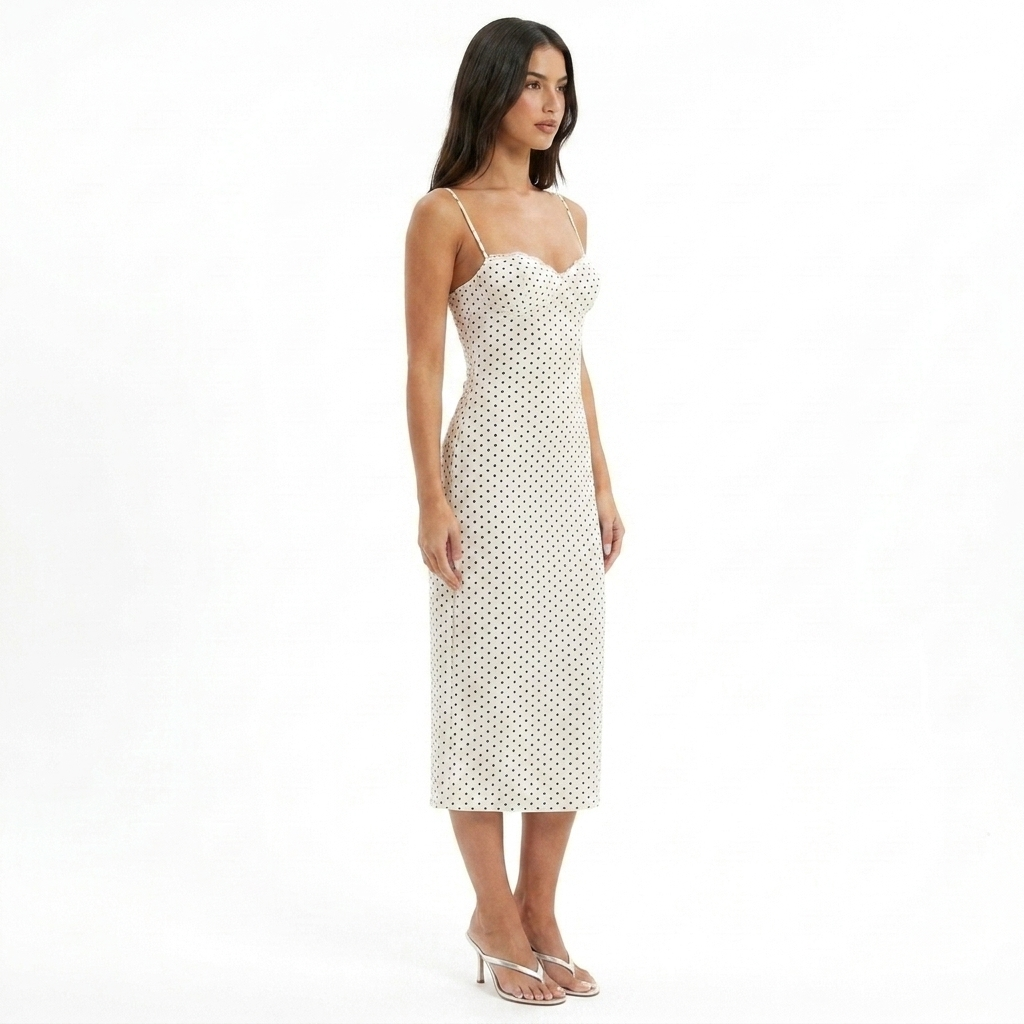 Adriana Midi Dress Polka Dot