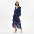 Clover Long Dress Polka Dot