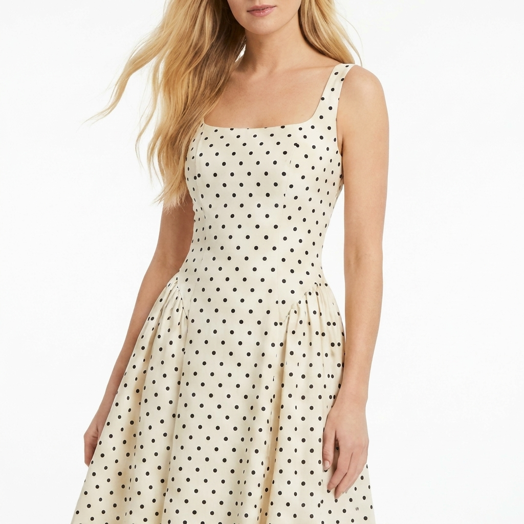 Willow Long Dress Polka Dot