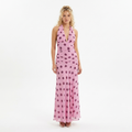 Evelyn Long Dress Polka Dot