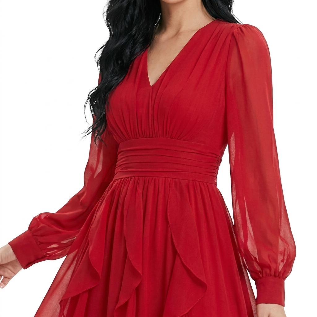 Nívia Long Dress