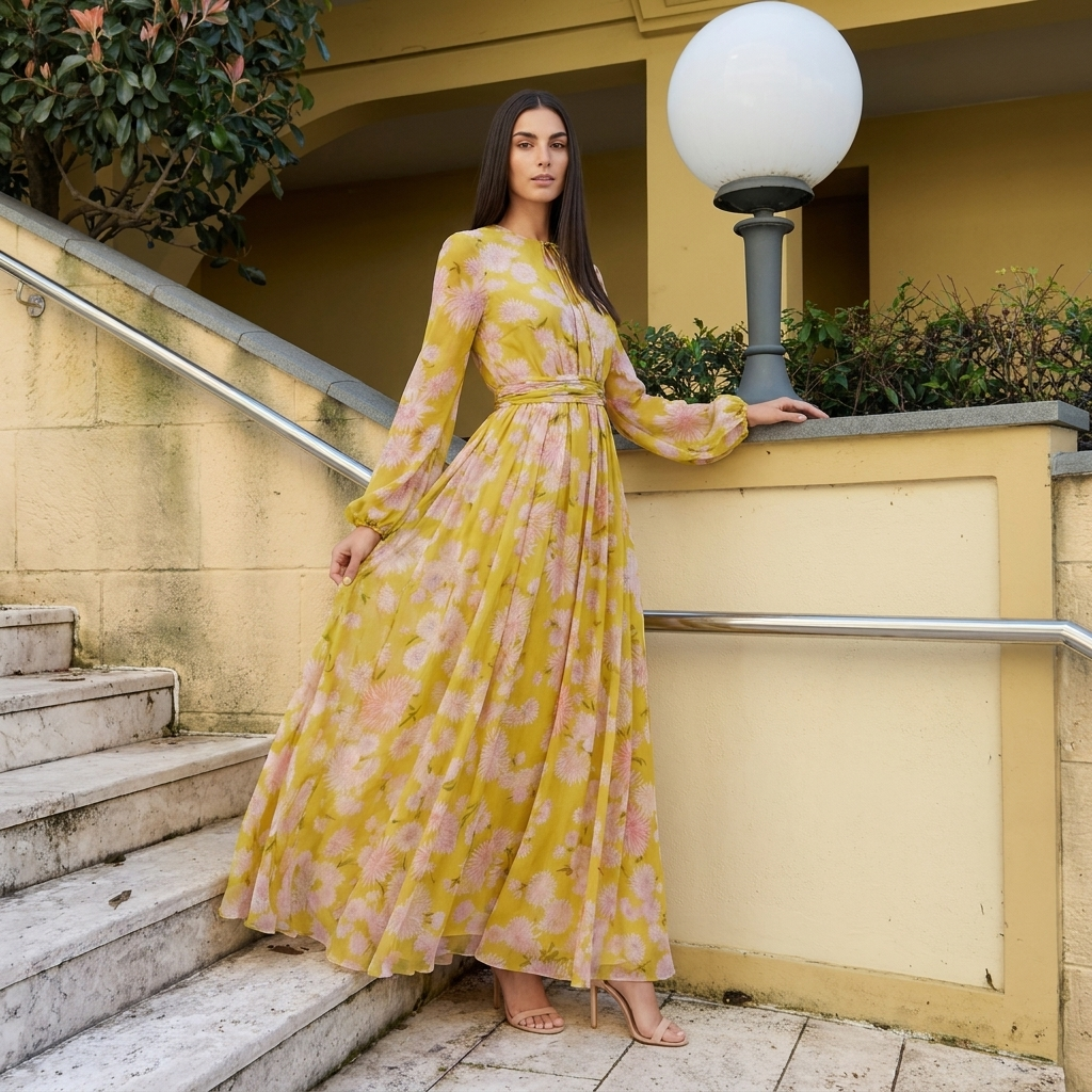 Luana Long Dress