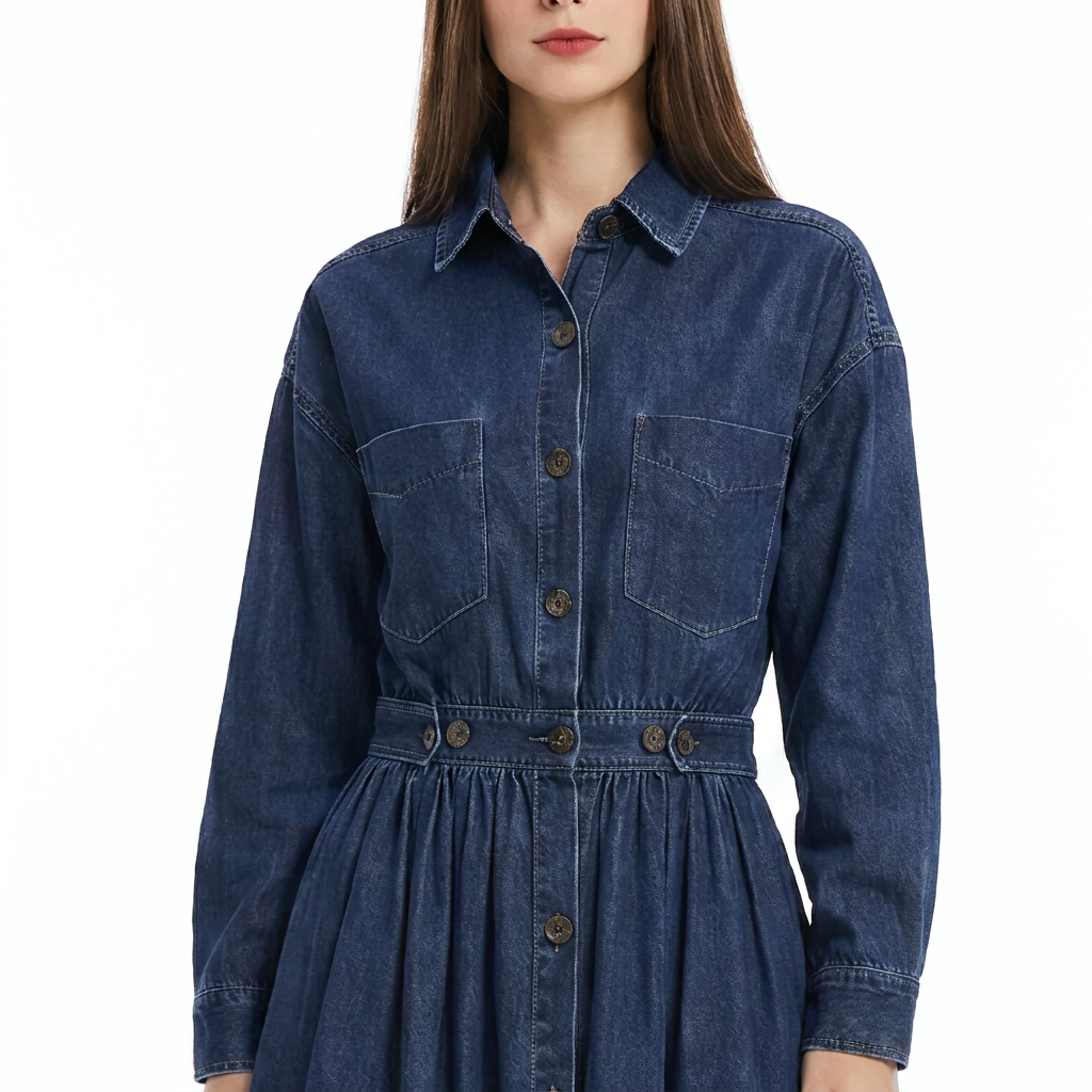 Rute Jeans Long Dress