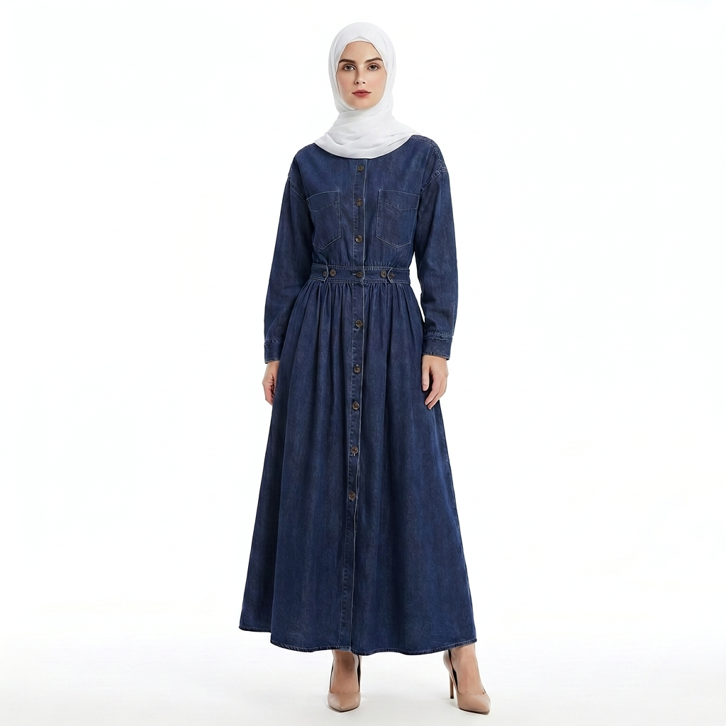 Rute Jeans Long Dress