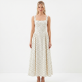 Willow Long Dress Polka Dot