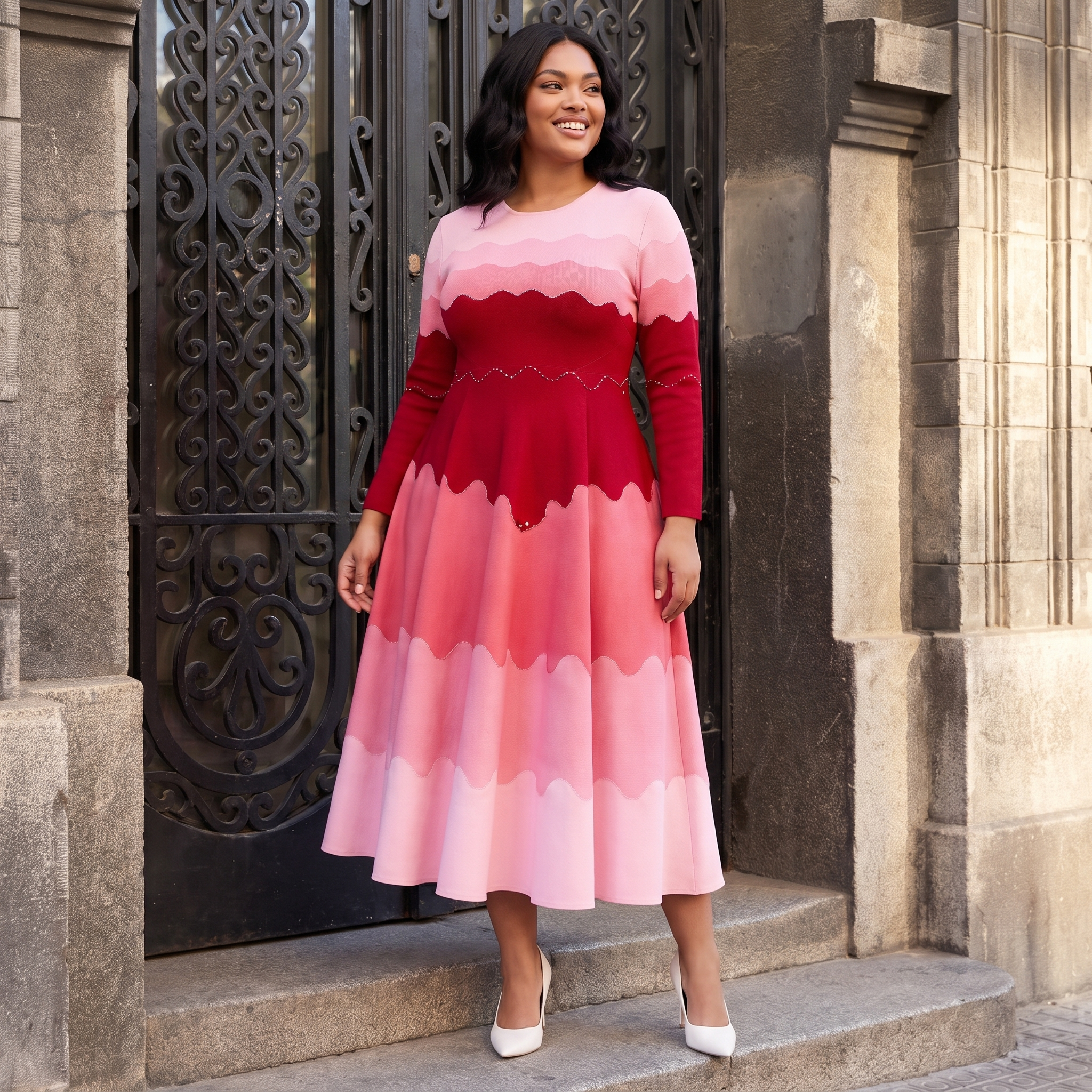 Bouncy Dress Midi