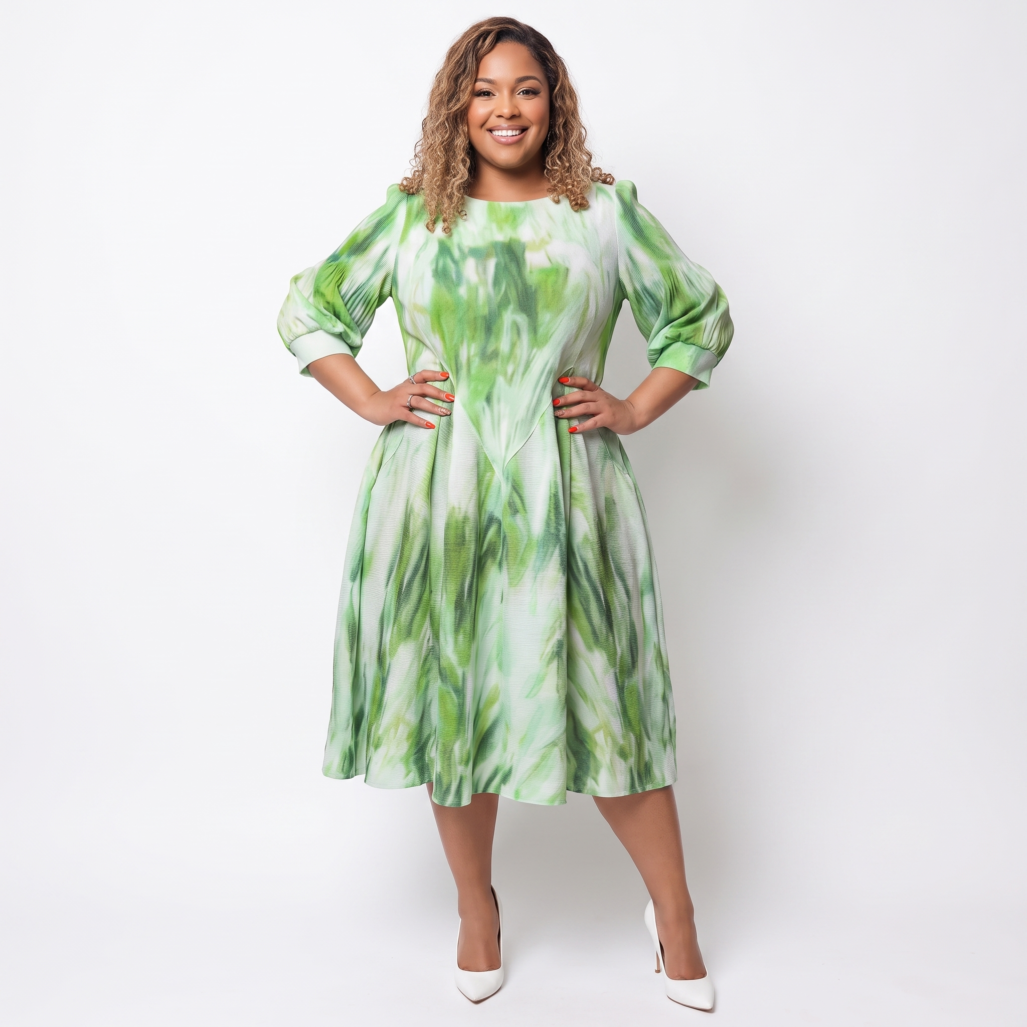 Bouncy Dress Midi