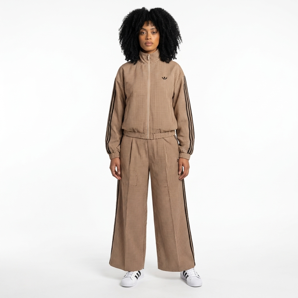 Checks Track Top Set — Jacket & Pants