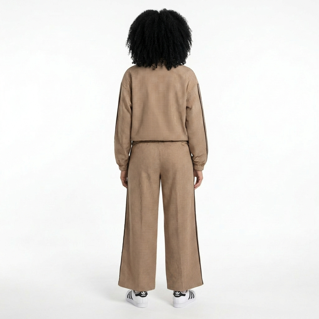 Checks Track Top Set — Jacket & Pants