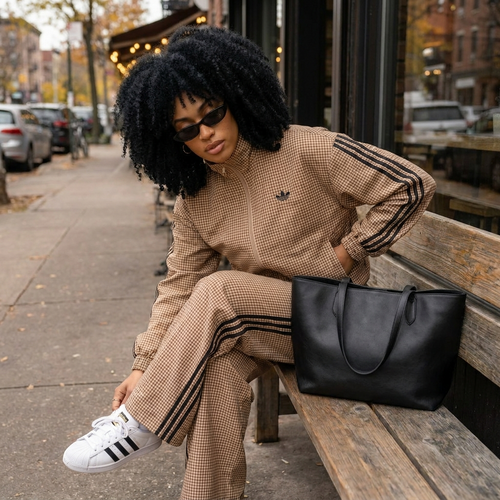 Checks Track Top Set — Jacket & Pants
