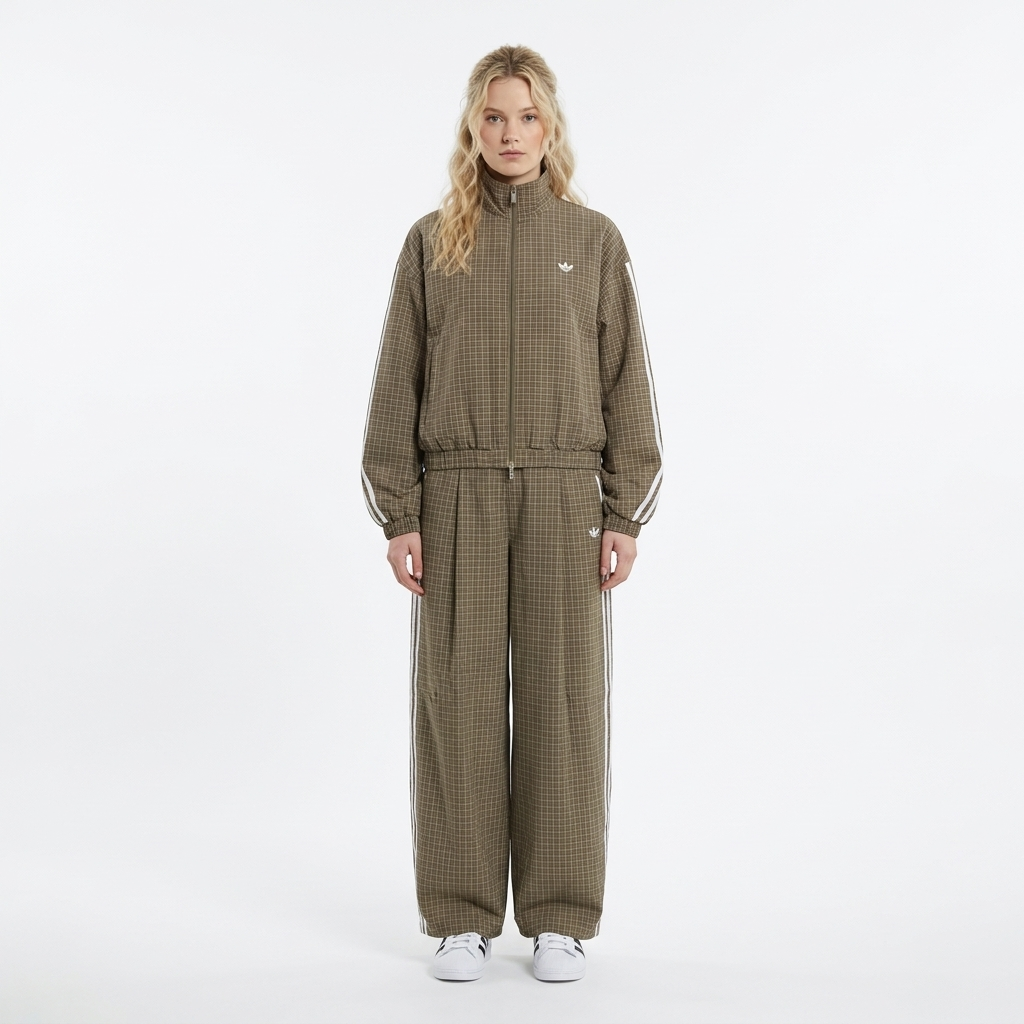 Checks Track Top Set — Jacket & Pants